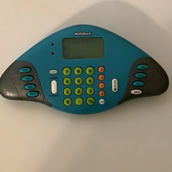MathShark Educational Calculator Toy Preloved - Picture 1 of 2